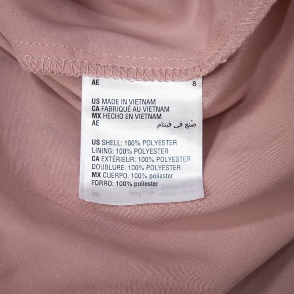 Flutter sleeve animal print chiffon dress pink black yellow size 8 - Picture 12 of 13